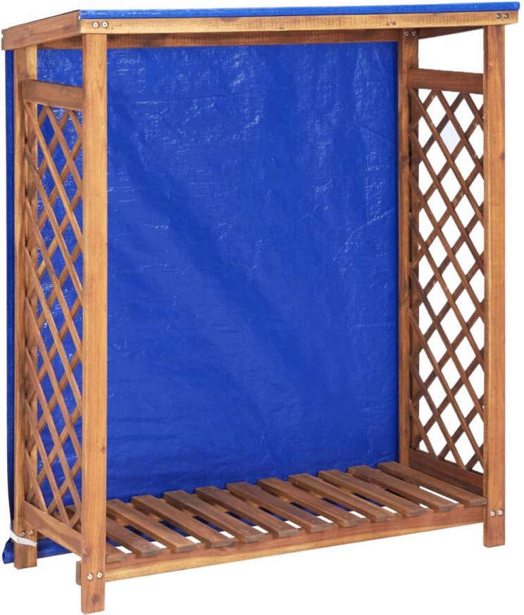 vidaXL Haardhoutopslag 105x38x115 cm massief acaciahout