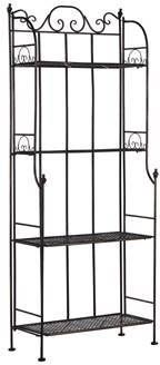 Beliani ISERNIA Plank zwart