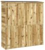 VidaXL Tuinschuur 163x50x171 cm massief grenenhout online kopen