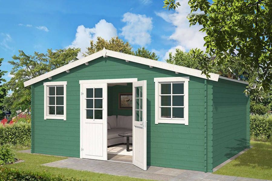 Platinum Outdoor Life Products | Tuinhuis Udo 480 x 380 | Gecoat | Grey Wit