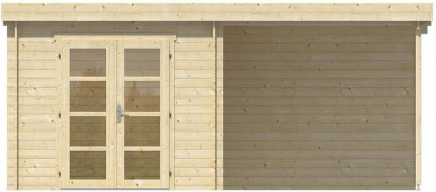 Tuindeco | Tuinhuis Brenda met Overkapping