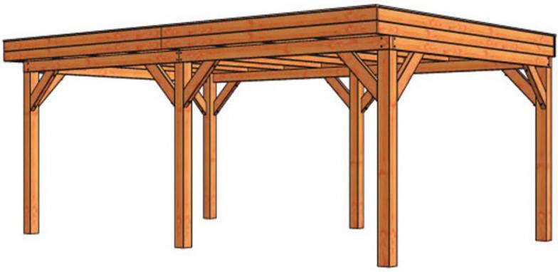 Trendhout Tuinhuis/Blokhut Buitenverblijf Refter XL 6000mm A