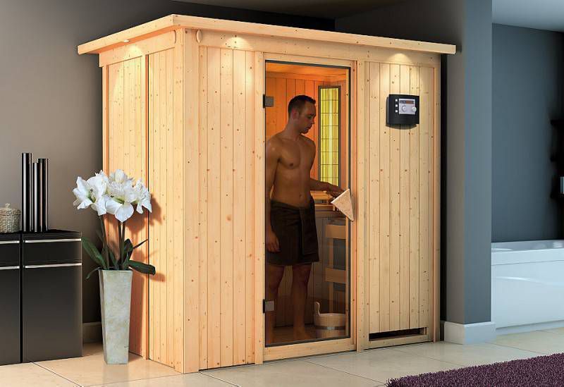 Karibu | Sauna Variado | Deur Bronze