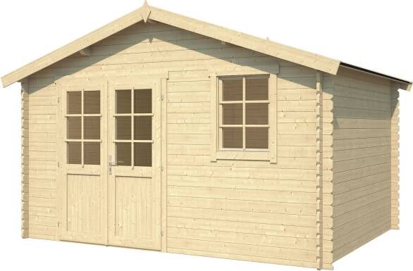 Outdoor Life | Blokhut Arvid 300 | Blank | 380 x 300 cm