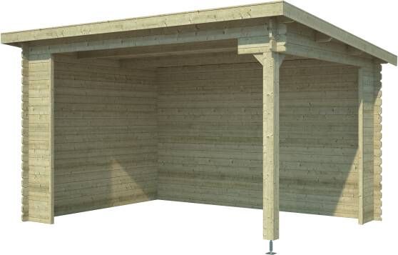 Outdoor Life Products | Overkapping Lara 380 x 275 | Geïmpregneerd | Olijfgroen