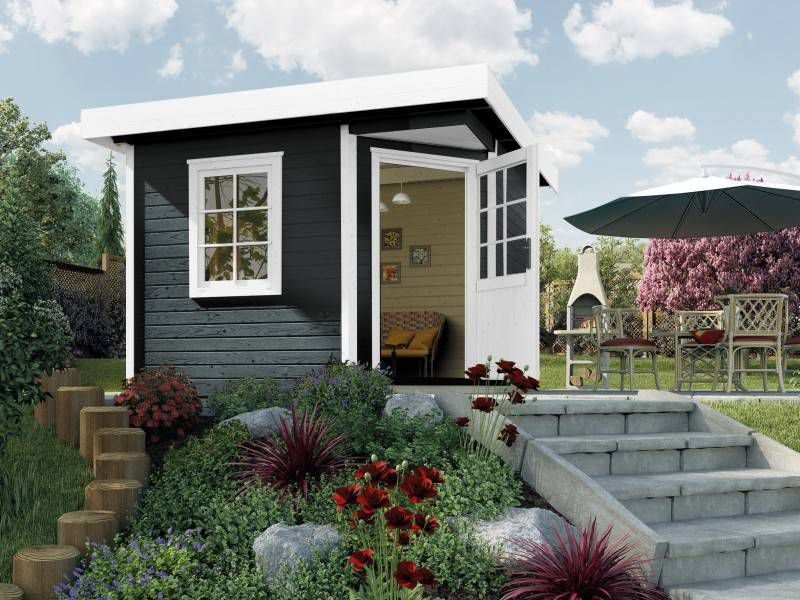 Weka | Designhuis 213 Gr.1 | 240x240 cm | Antraciet