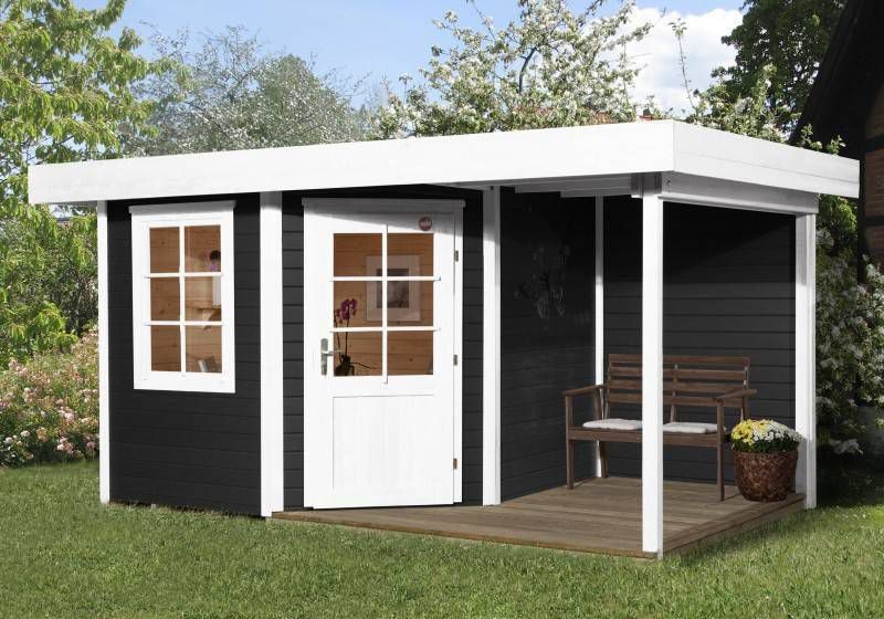 Weka Blokhut | Designhuis 213A Gr.2 | 298 x 456 | | Antraciet
