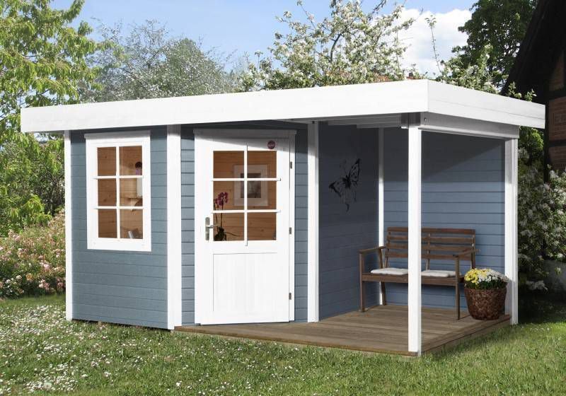 Weka Blokhut | Designhuis 213A Gr.2 | 298 x 456 | | Grijs