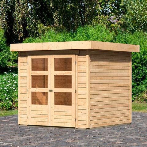 Karibu Blokhut Askola 2 | 213x217 cm | Woodfeeling