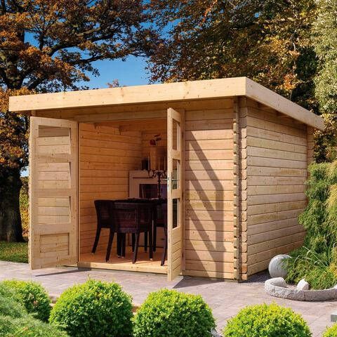 Karibu Blokhut Bastrup 2 | 220x220 cm