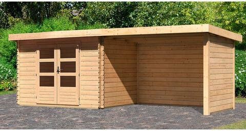 Woodfeeling | Tuinhuis Bastrup 2 met Overkapping 2, 0, Zij en Achterwand