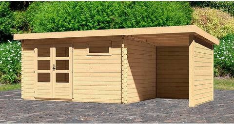 Woodfeeling | Tuinhuis Bastrup 8 met Overkapping 2, 0, Zij en Achterwand