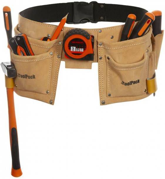 Overig Toolpack Dubbele buidel gereedschapsriem Hobby leer 366.020